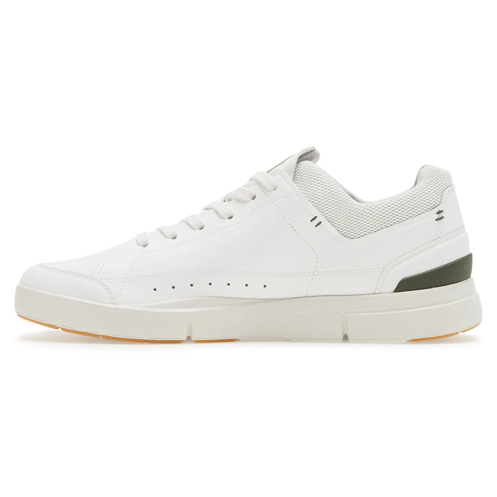 On Running The Roger Centre Court Synthetic Leather Men's Low-Top Trainers#color_white jungle