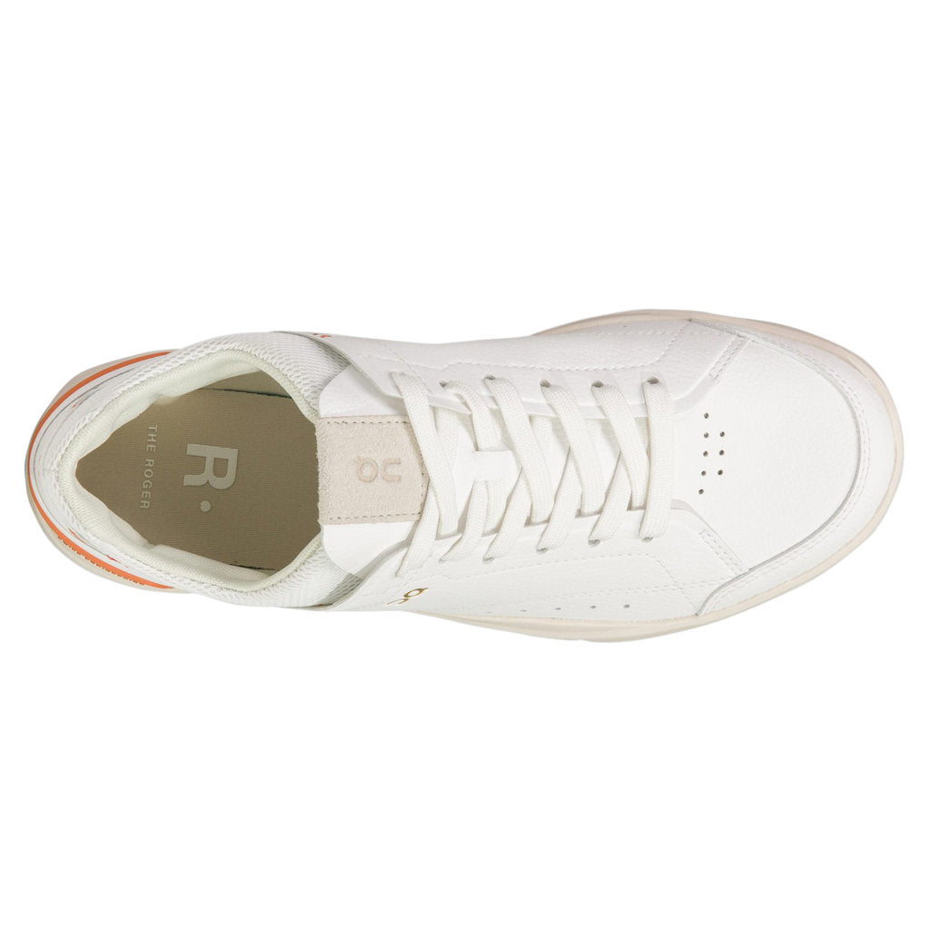 On Running The Roger Centre Court Synthetic Leather Women's Low-Top Trainers#color_white sienna