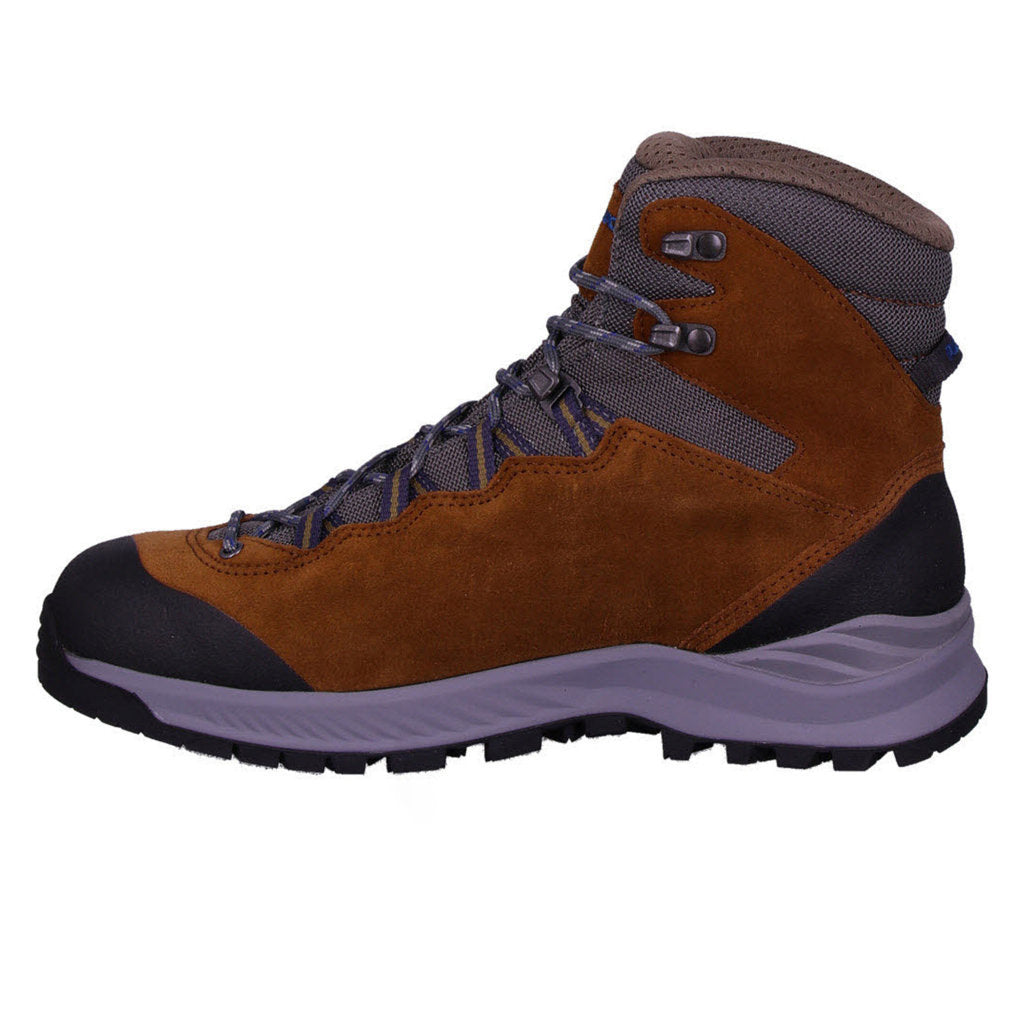 Lowa Explorer II GTX Mid Suede Textile Women's Boots#color_almond blue