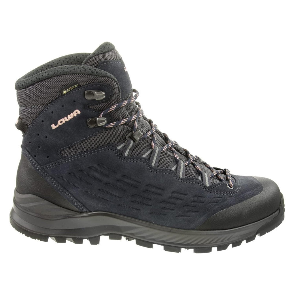 Lowa Explorer II GTX Mid Suede Textile Women's Boots#color_navy rose