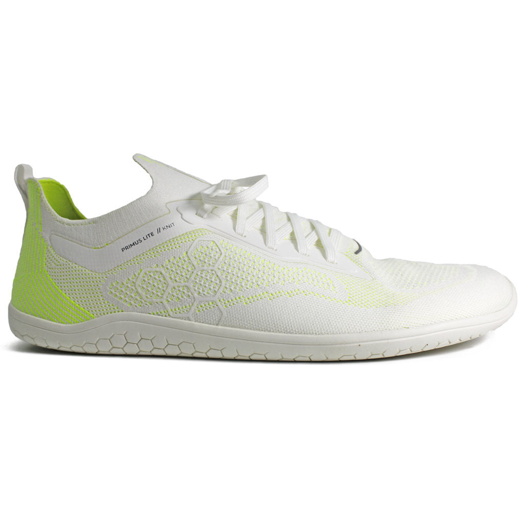 Vivobarefoot Primus Lite Knit Textile Synthetic Mens Trainers#color_safety yellow