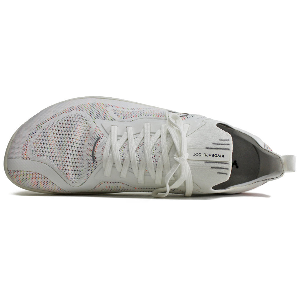 Vivobarefoot Primus Lite Knit Textile Synthetic Womens Trainers#color_bright white iridescent