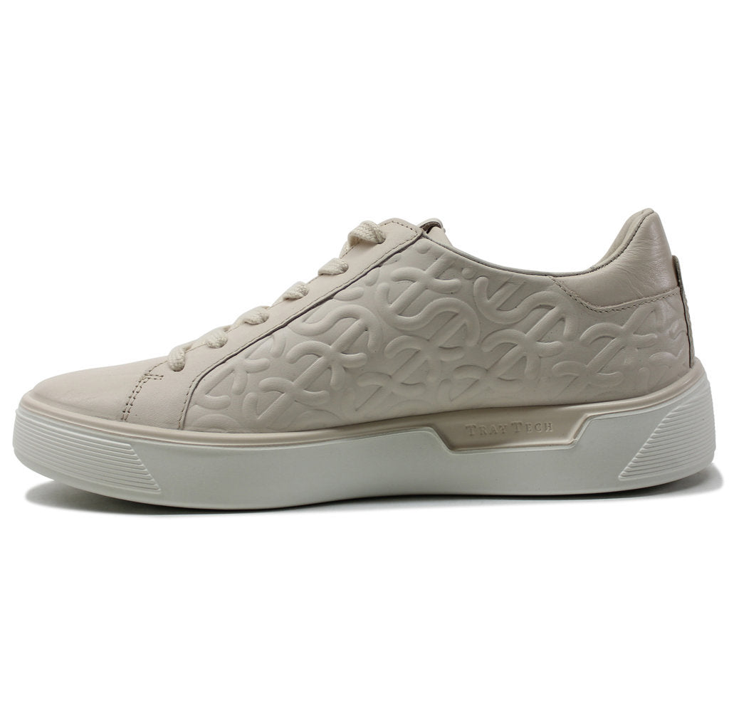 Ecco Street Tray Leather Women's Trainers#color_limestone