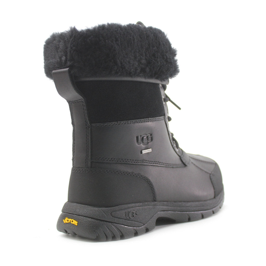 Ugg Butte Leather Synthetic Mens Boots#color_black