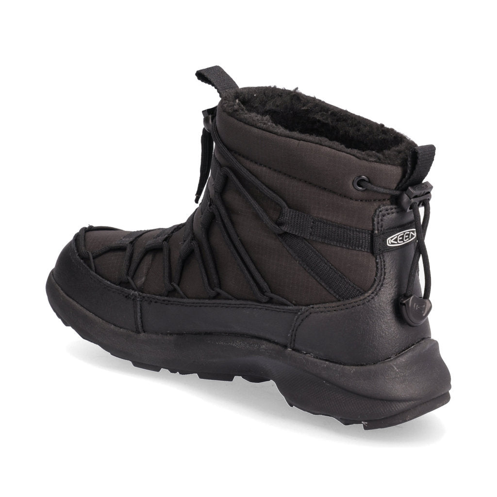 Keen UNEEK SNK II Waterproof Synthetic Textile Women's Boots#color_triple black black