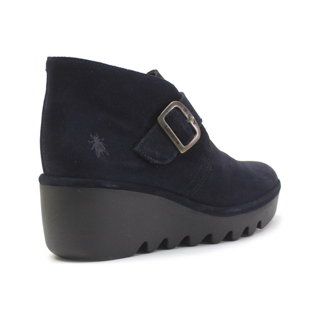 Fly London Birt397Fly Suede Women's Wedge Ankle Boots#color_navy