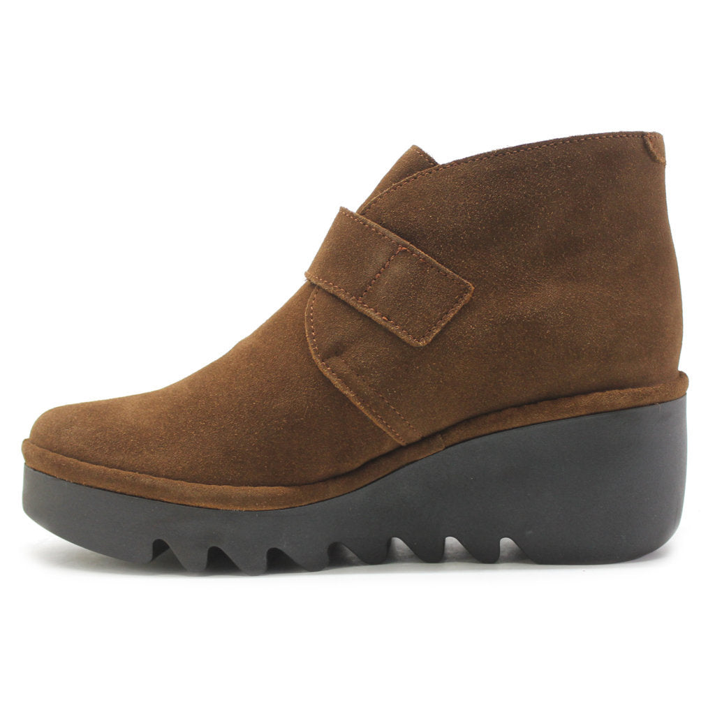 Fly London Birt397Fly Suede Women's Wedge Ankle Boots#color_camel