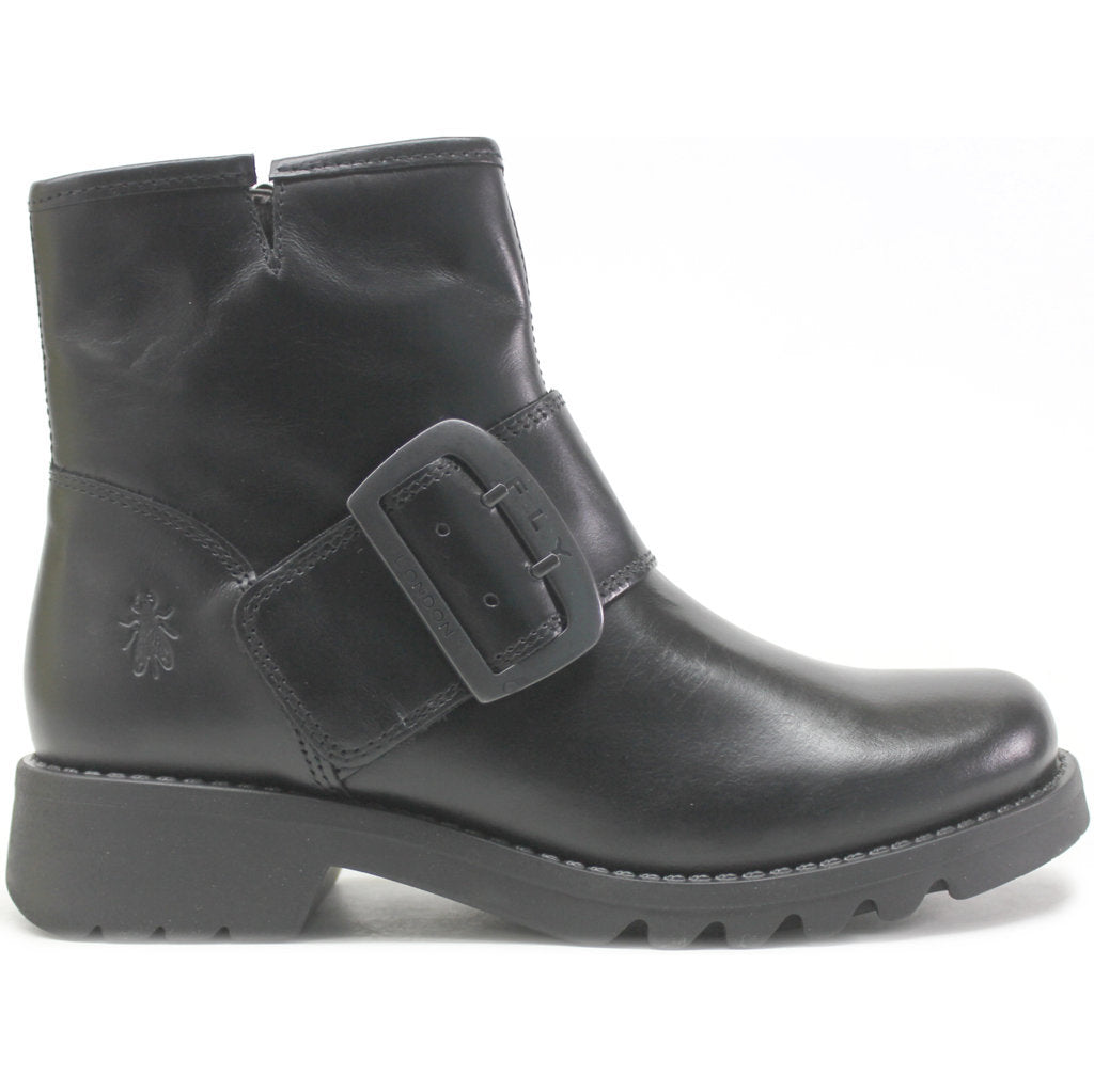 Fly London Rily991Fly Rug Leather Women's Heeled Boots#color_black