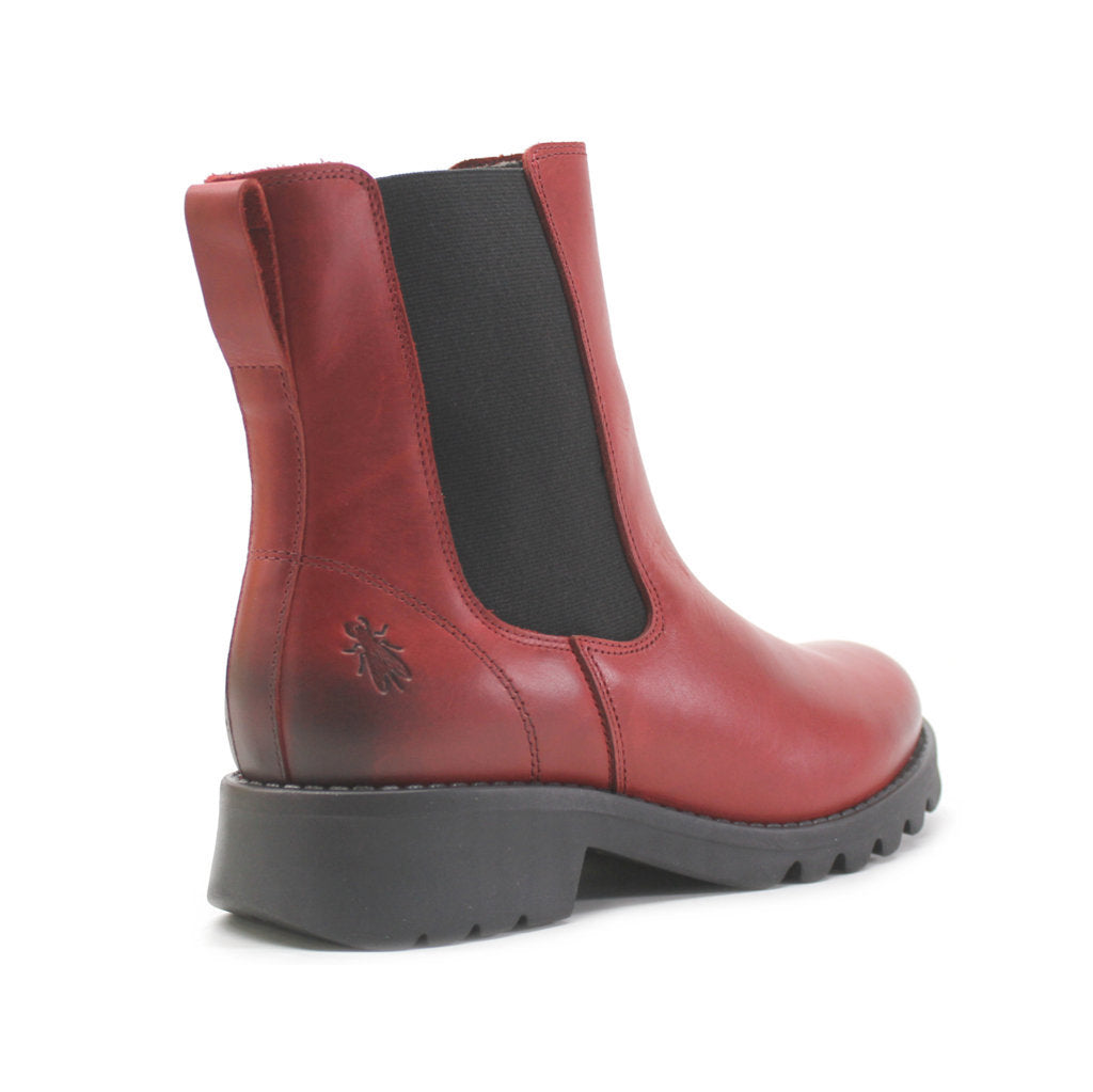 Fly London Rope978Fly Rug Leather Women's Chelsea Boots#color_red