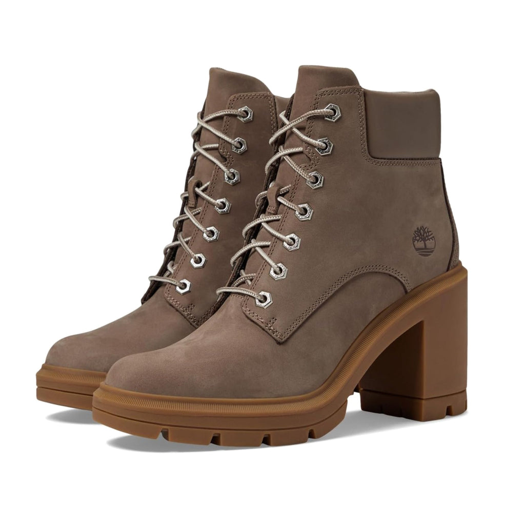 Timberland Allington Heights 6 Inch Nubuck Women's Heeled Boots#color_taupe