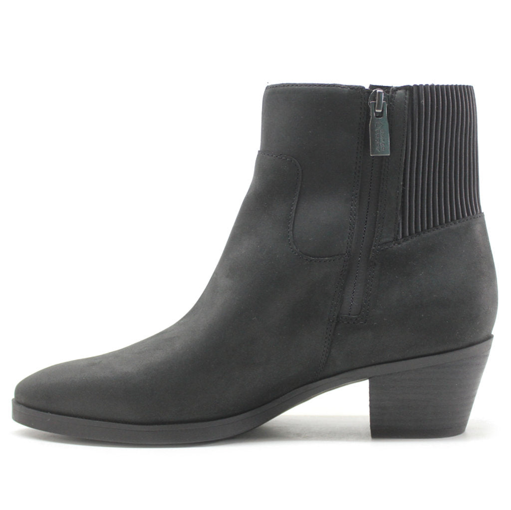 Vionic Shantelle Oiled Nubuck Women's Ankle Boots#color_black