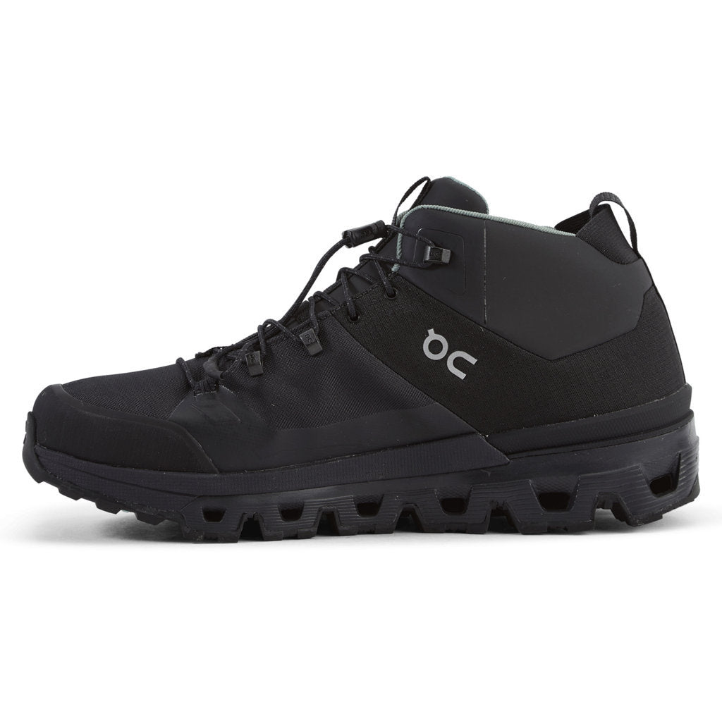 On Cloudtrax Waterproof Textile Synthetic Womens Boots#color_black