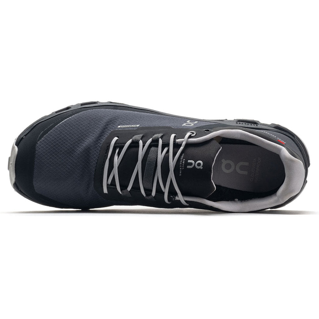 On Cloudvista Waterproof Textile Synthetic Womens Trainers#color_eclipse black