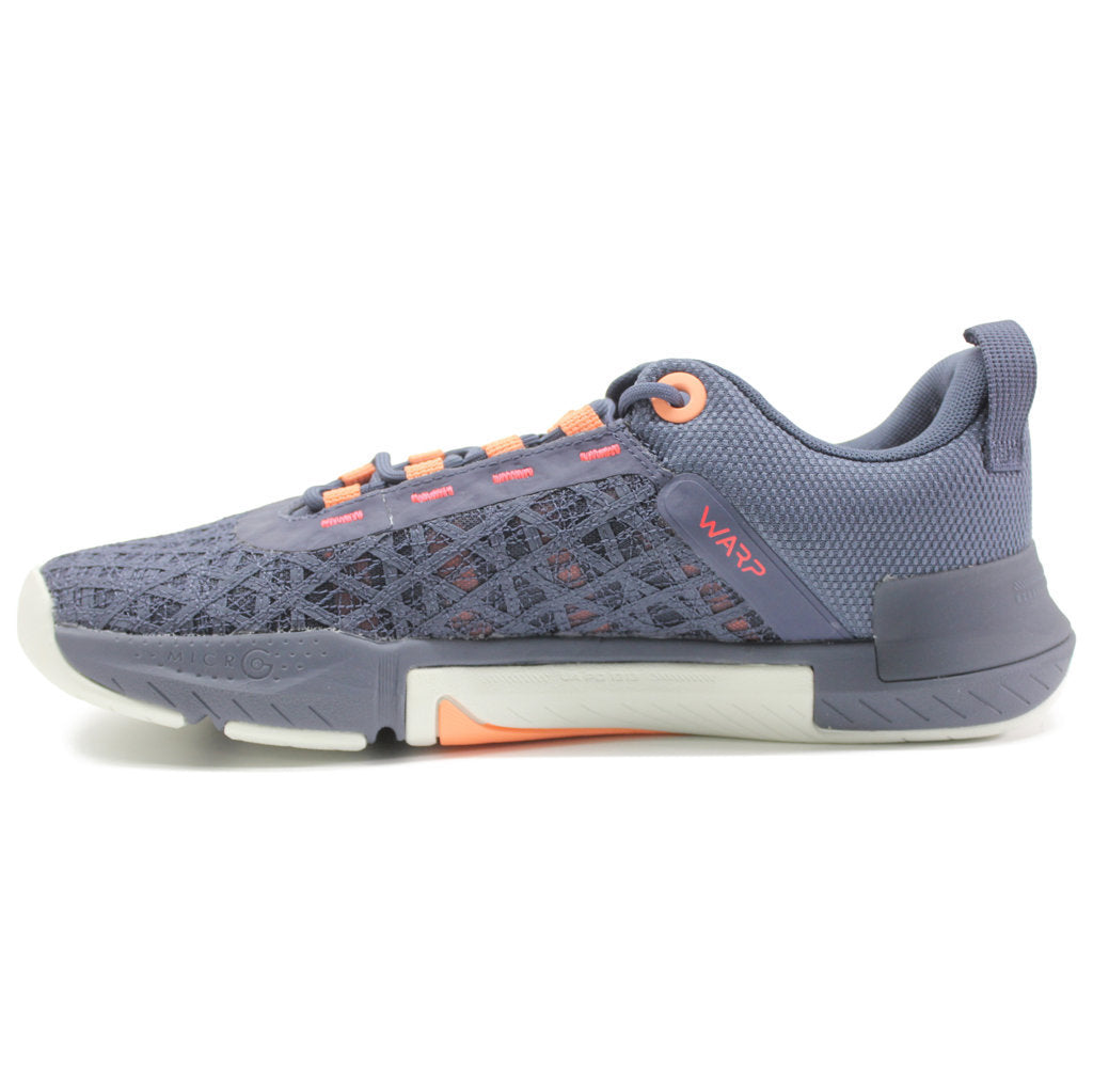 Under Armour TriBase Reign 5 Synthetic Textile Mens Trainers#color_grey orange