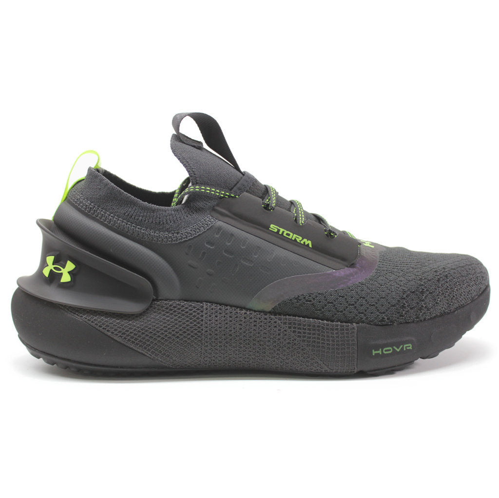 Under Armour HOVR Phantom 3 Storm Textile Synthetic Unisex Trainers#color_grey black