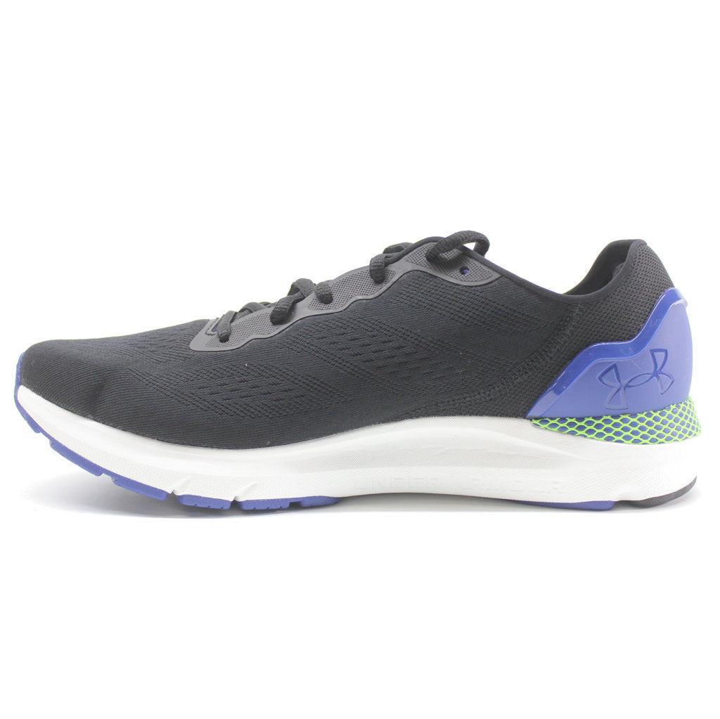 Under Armour HOVR Sonic 6 Textile Synthetic Mens Trainers#color_black blue