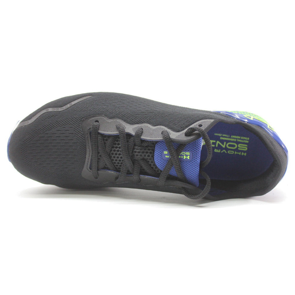 Under Armour HOVR Sonic 6 Textile Synthetic Mens Trainers#color_black blue