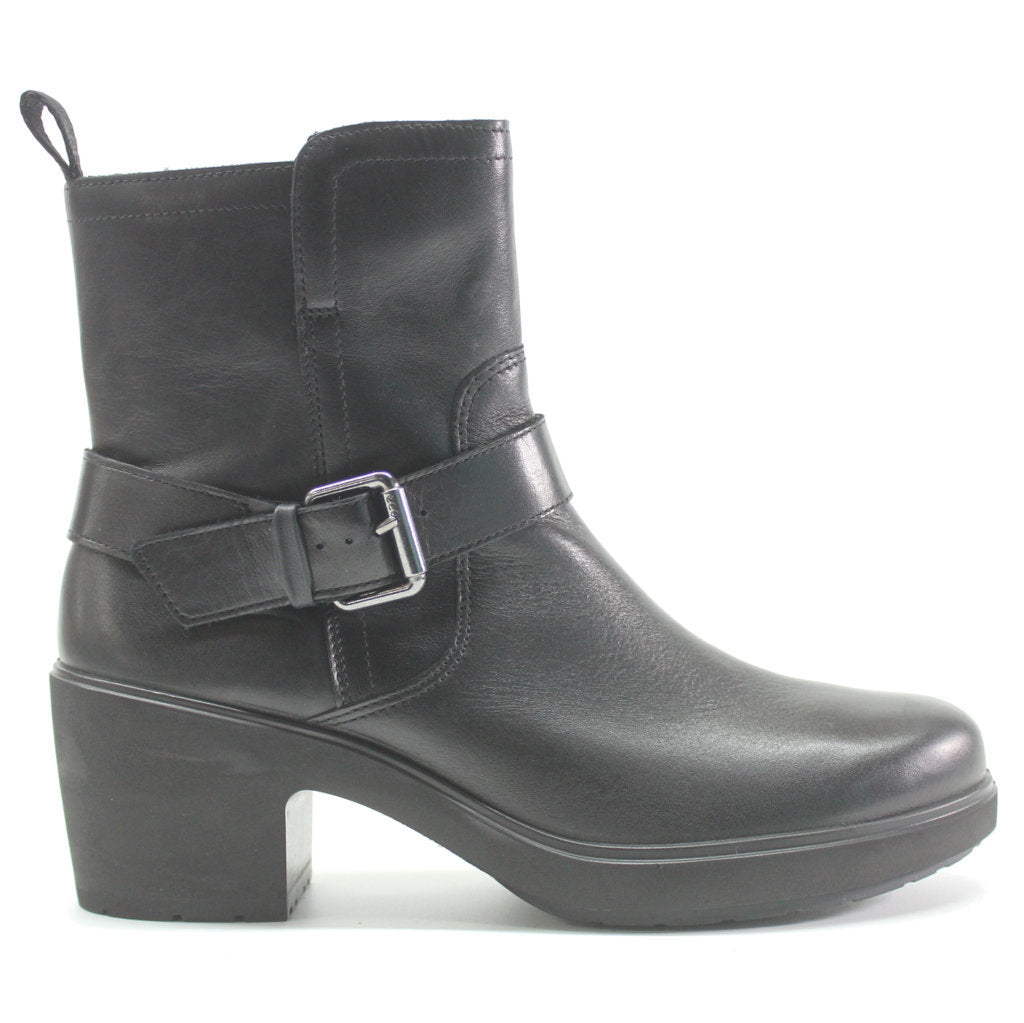 Ecco Metropole Zurich Full Grain Leather Womens Boots#color_black