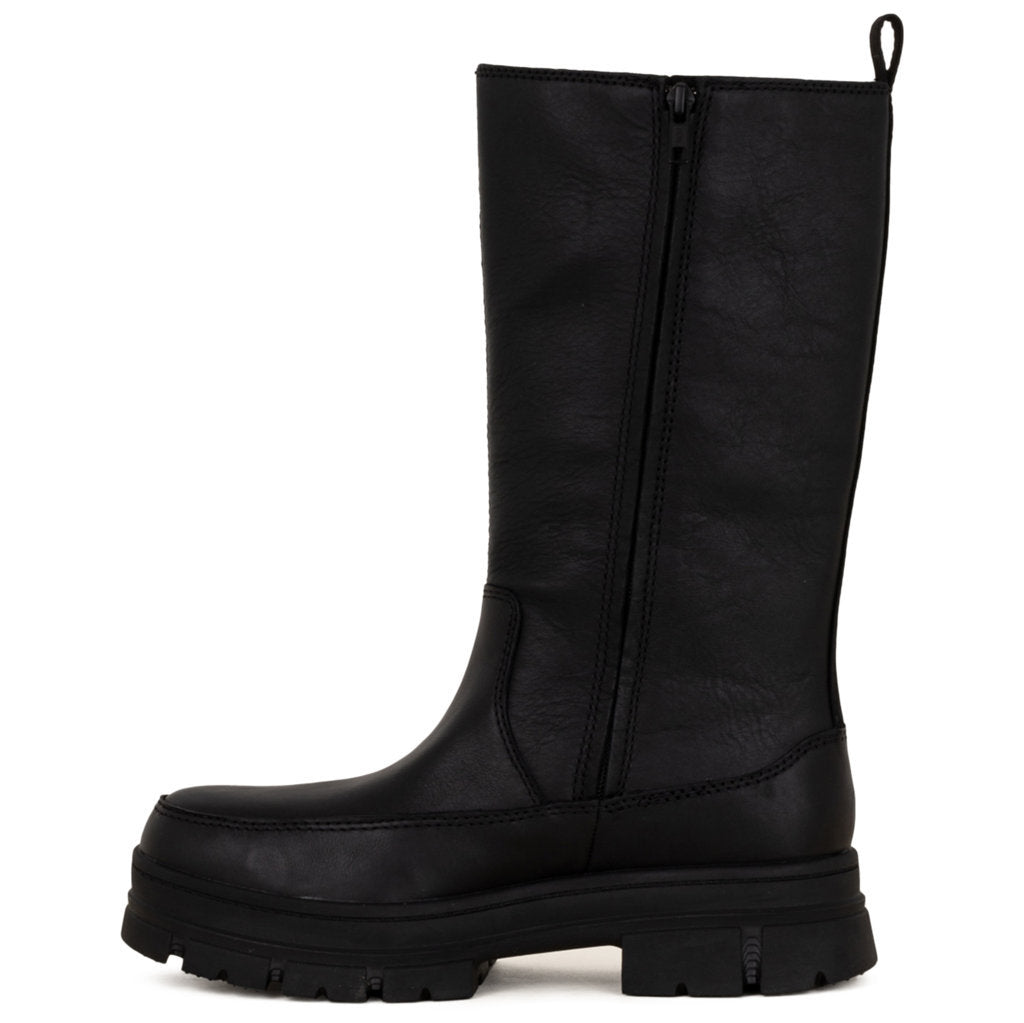 UGG Ashton High Chelsea Full Grain Leather Womens Boots#color_black