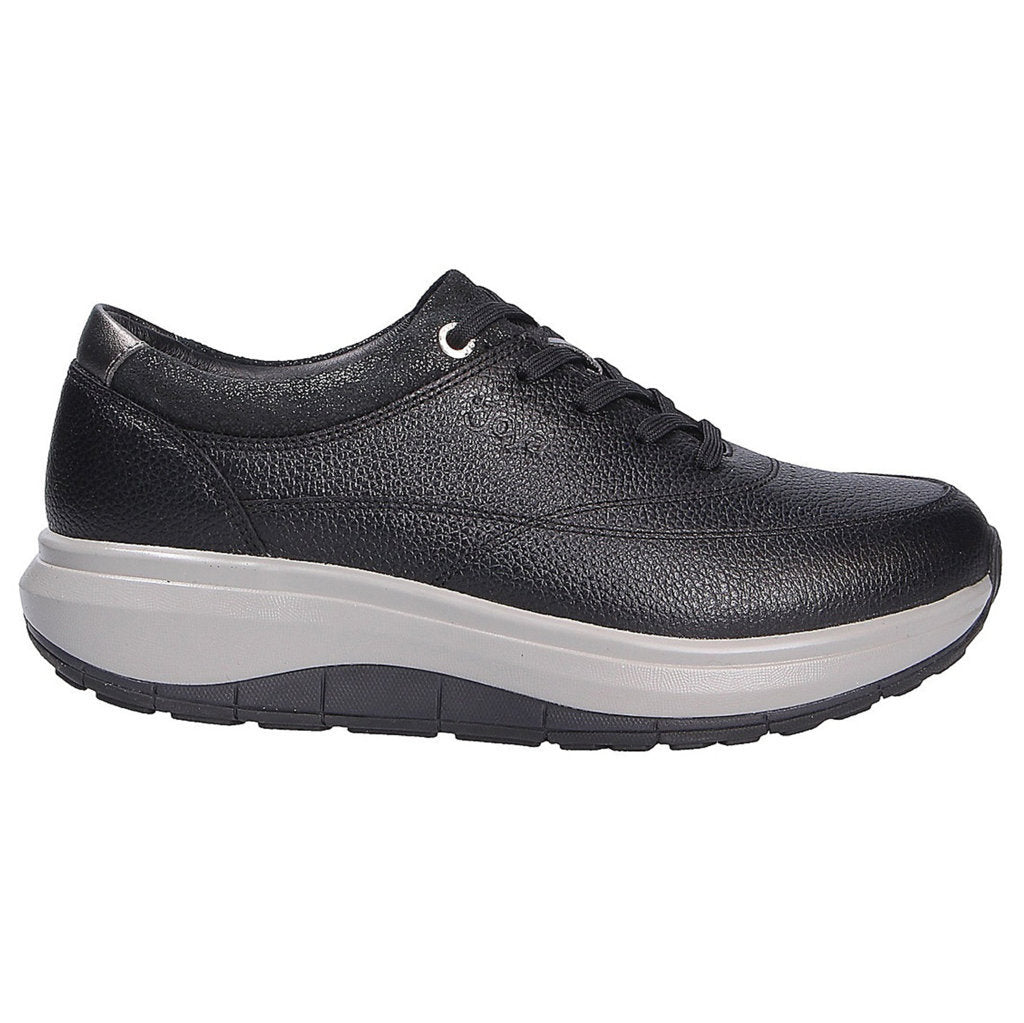 Joya Venice II Full Grain leather Womens Trainers#color_black