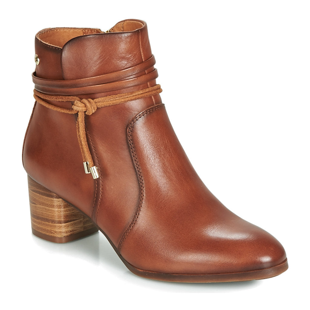 Pikolinos Calafat Leather Womens Boots#color_cuero