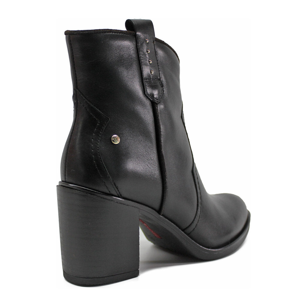 Pikolinos Rioja Leather Womens Boots#color_black