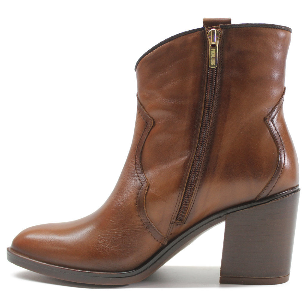 Pikolinos Rioja Leather Womens Boots#color_cuero