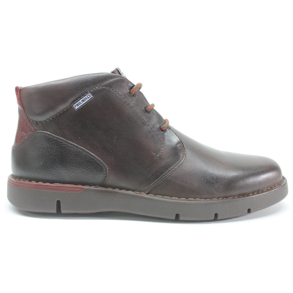 Pikolinos Tolosa Leather Mens Boots#color_olmo