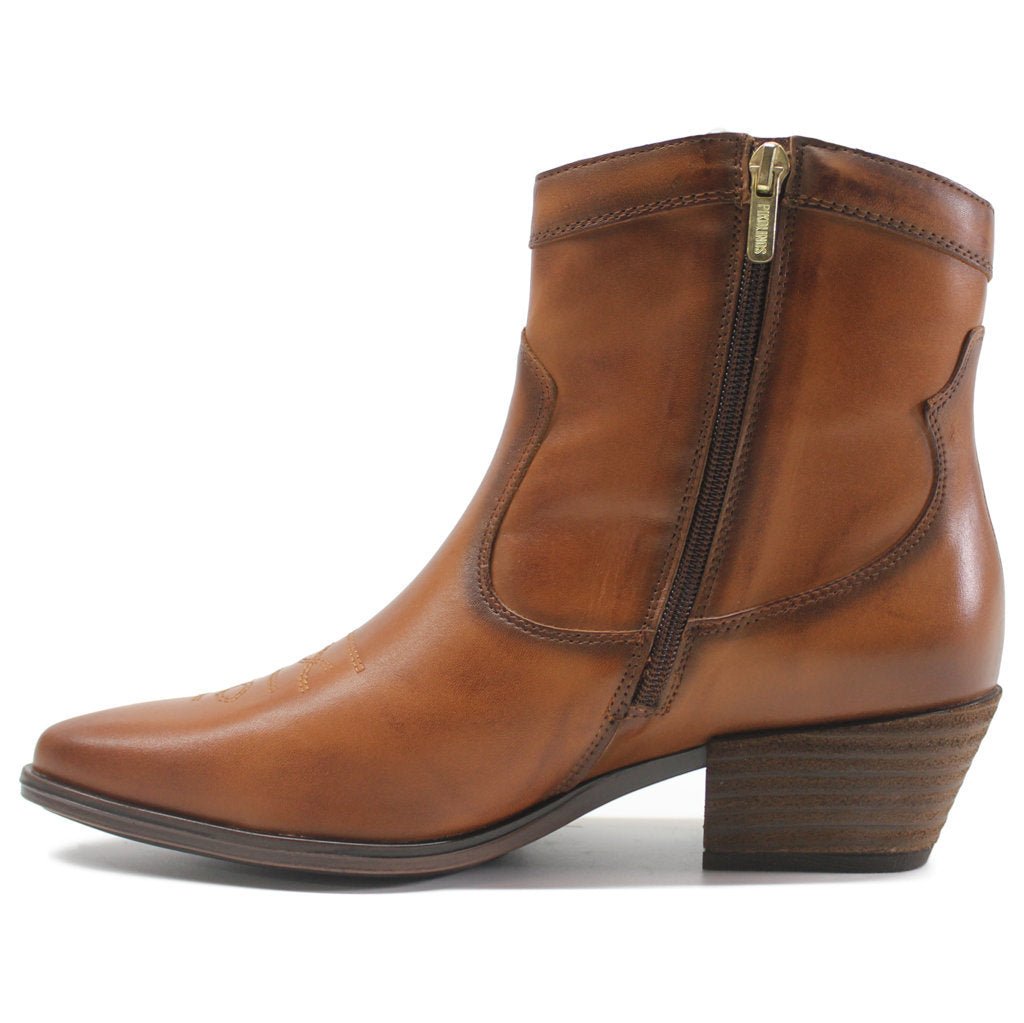 Pikolinos Vergel Leather Womens Boots#color_brandy