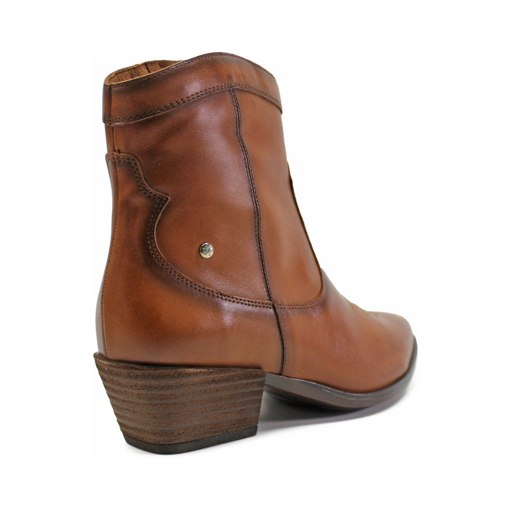 Pikolinos Vergel Leather Womens Boots#color_brandy