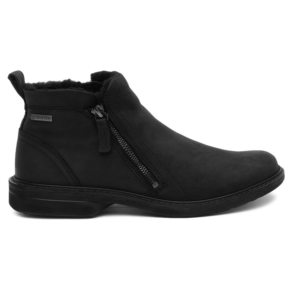 Ecco Turn 510244 Oiled Nubuck Mens Boots#color_black