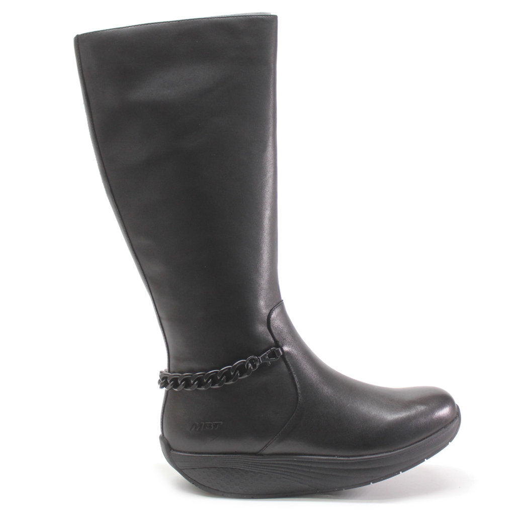 MBT Ameli Leather Womens Boots#color_black