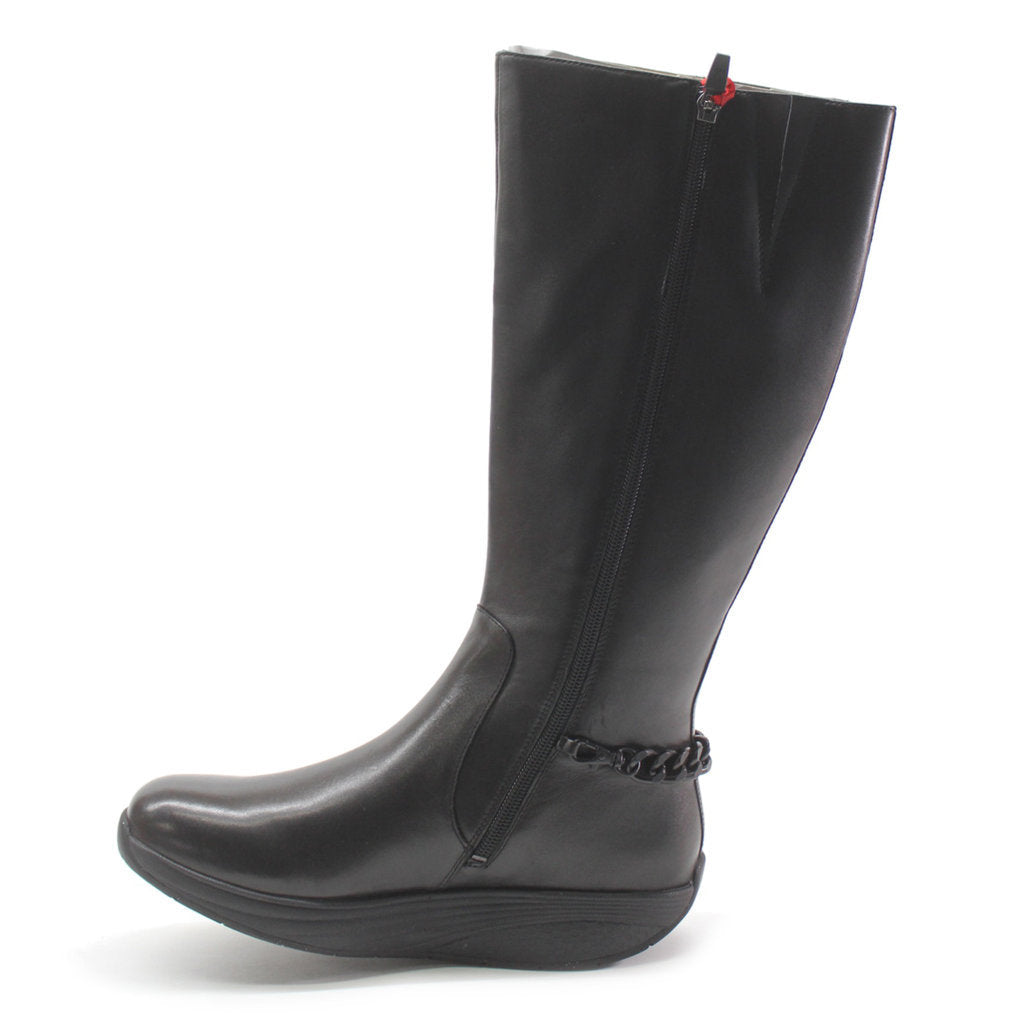 MBT Ameli Leather Womens Boots#color_black