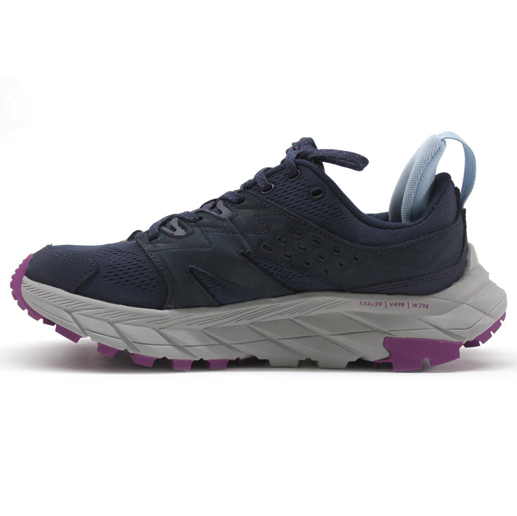 Hoka Anacapa Breeze Low Textile Synthetic Women's Running Shoes#color_outer space harbor mist