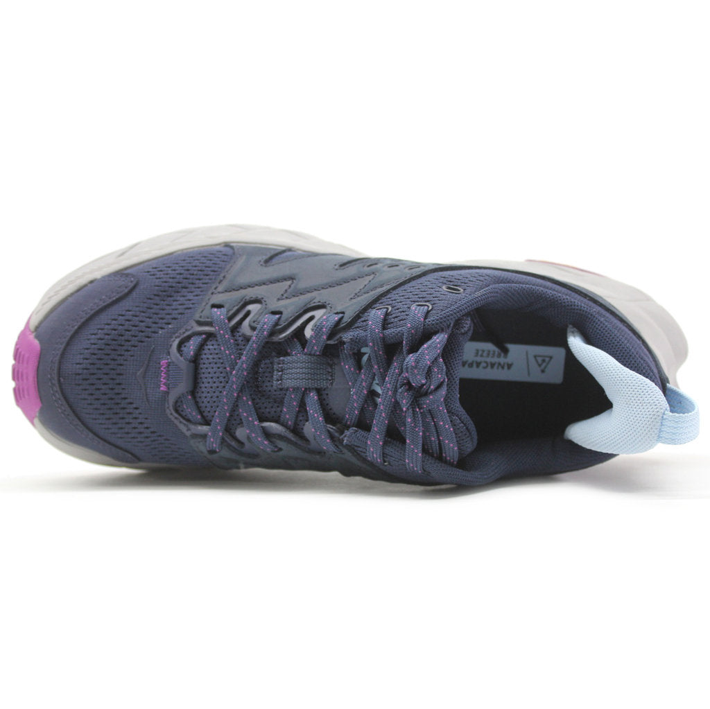 Hoka Anacapa Breeze Low Textile Synthetic Women's Running Shoes#color_outer space harbor mist