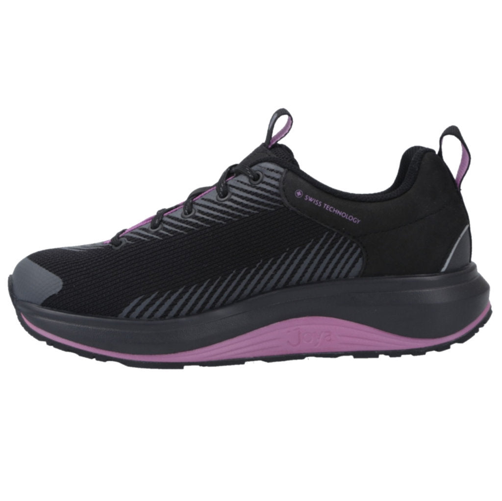 Joya MAUI Nubuck Textile Womens Trainers#color_black