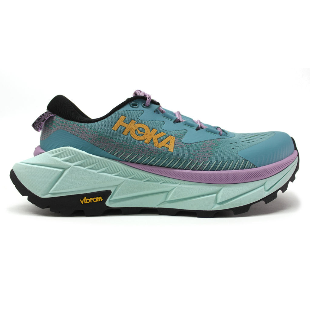 Hoka One One Skyline Float X Textile Synthetic Womens Trainers#color_ocean mist sunlit ocean