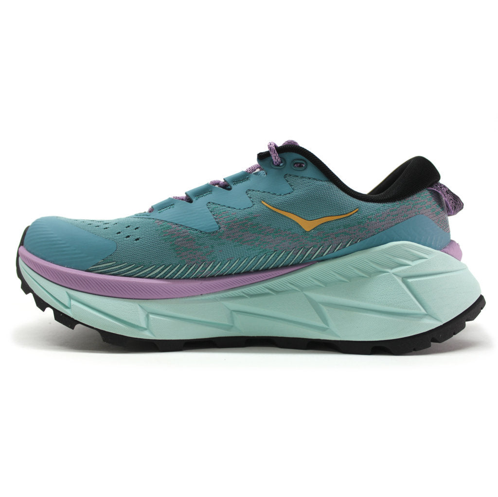 Hoka One One Skyline Float X Textile Synthetic Womens Trainers#color_ocean mist sunlit ocean