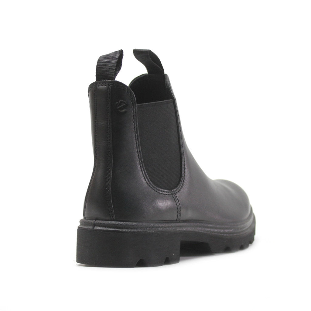 Ecco Grainer Full Grain Leather Womens Boots#color_black