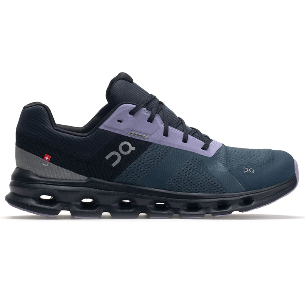 On Cloudrunner Waterproof Textile Synthetic Mens Trainers#color_stone black