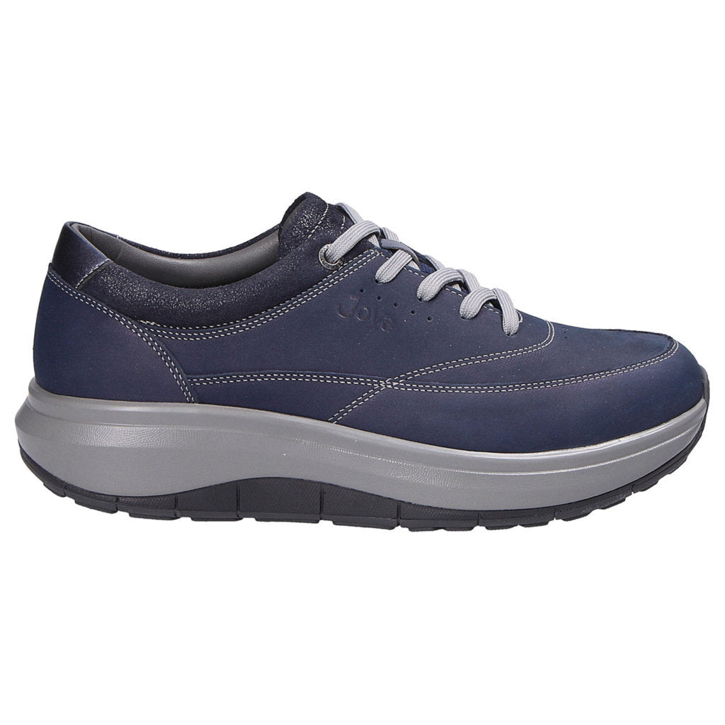 Joya Venice Nubuck Leather Womens Shoes#color_dark blue