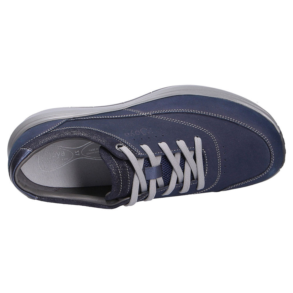 Joya Venice Nubuck Leather Womens Shoes#color_dark blue