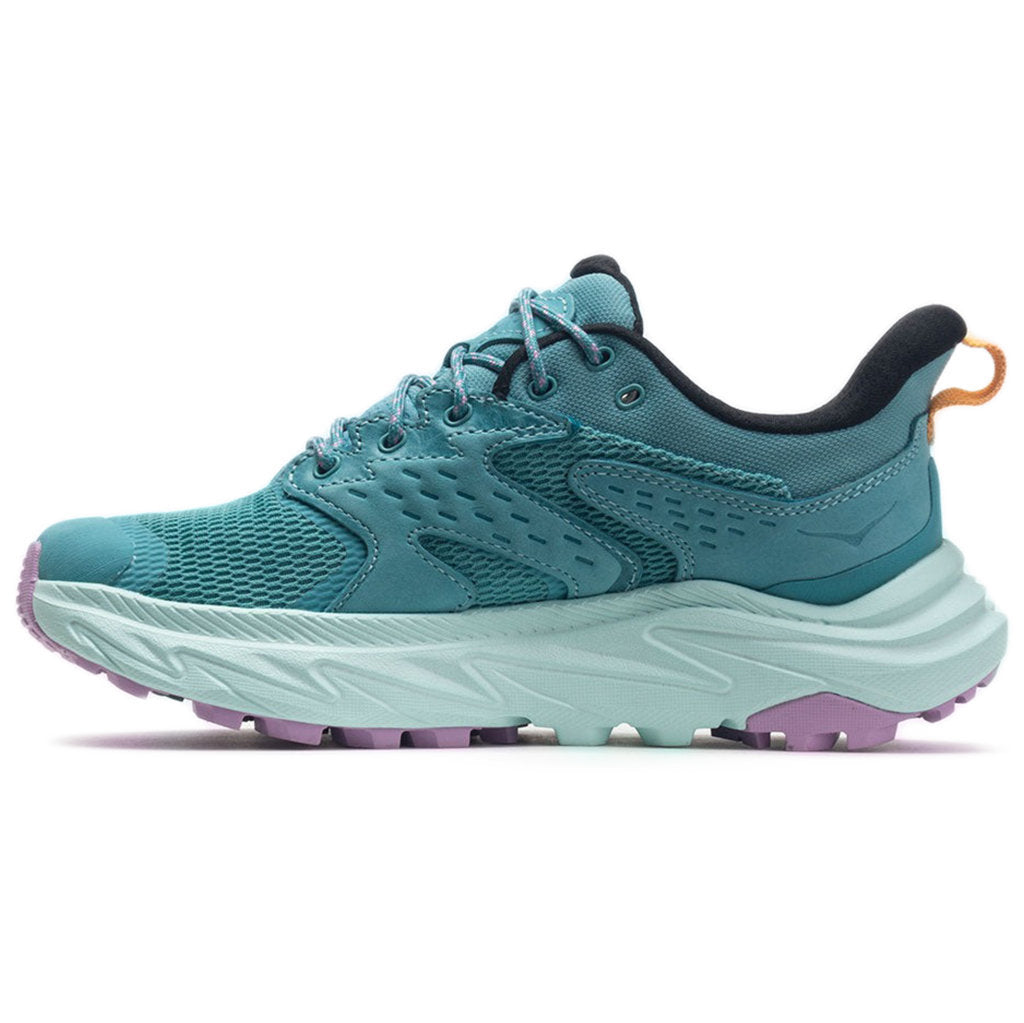 Hoka One One Anacapa 2 Low GTX Nubuck Textile Womens Trainers#color_ocean mist sunlit ocean