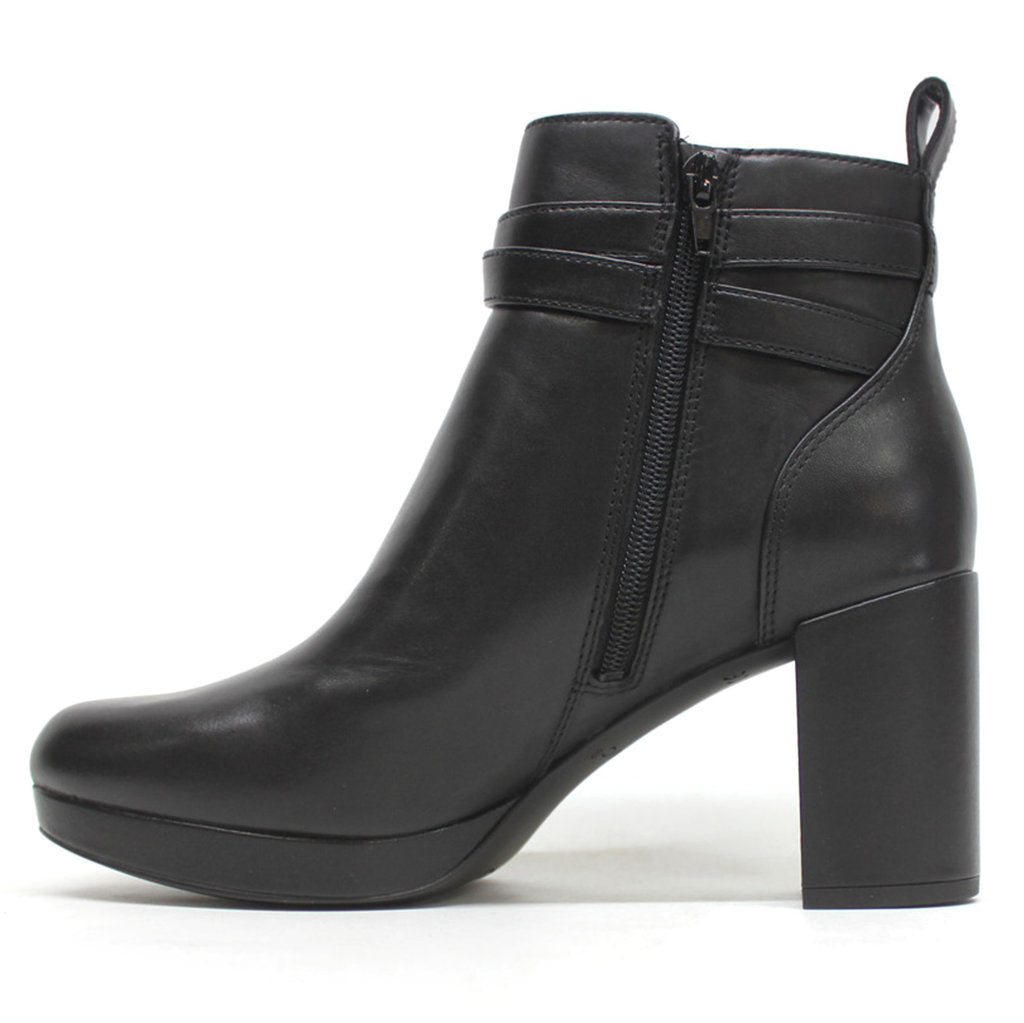 Vionic Nella Nappa Leather Womens Boots#color_black