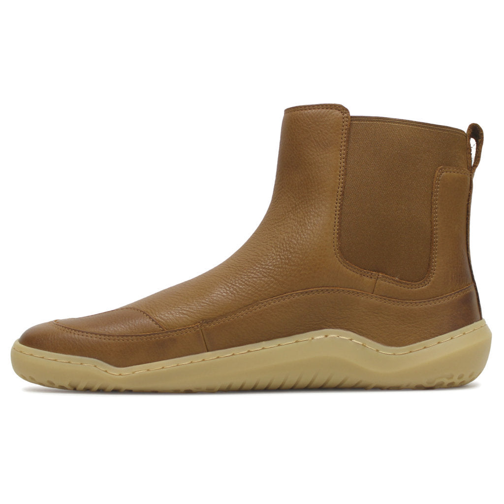 Vivobarefoot Gobi Chelsea Leather Womens Boots#color_tan