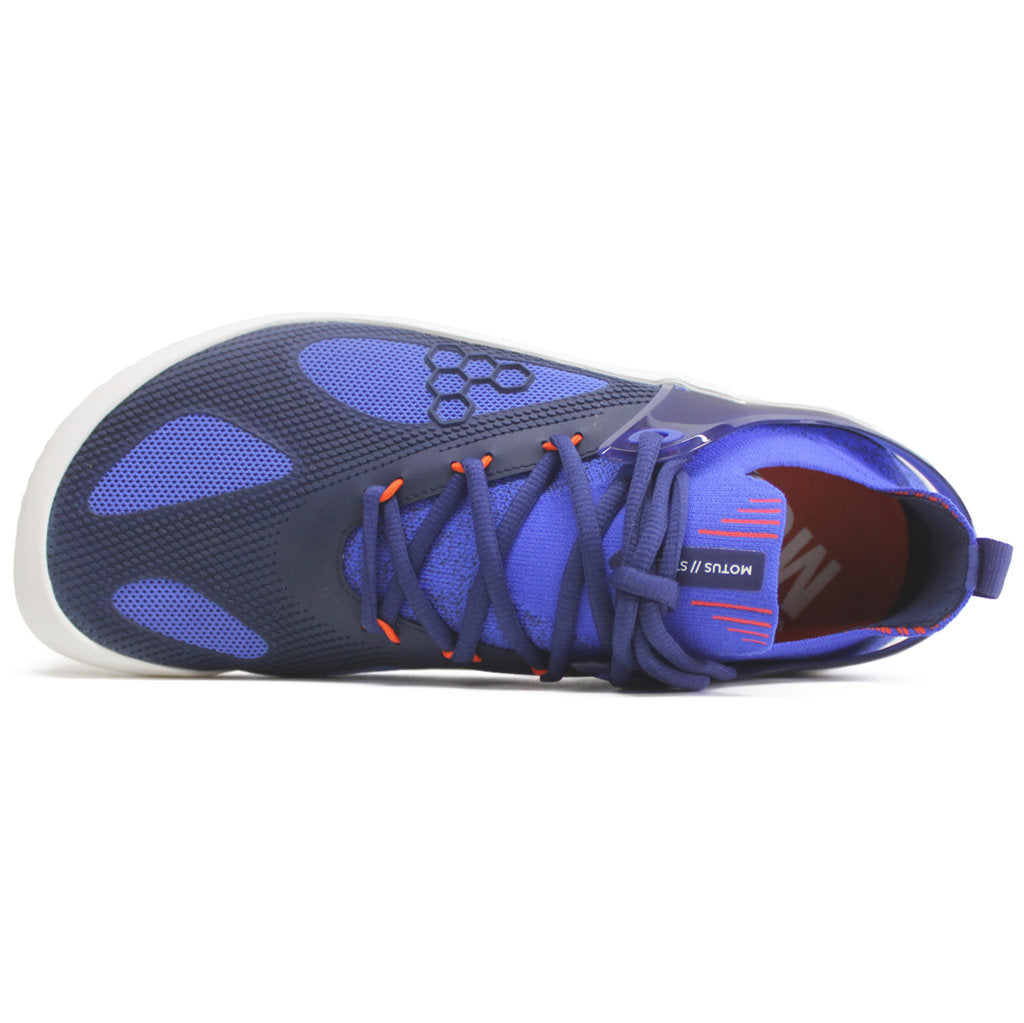 Vivobarefoot Motus Strength Textile Synthetic Mens Trainers#color_dazzling blue navy orange