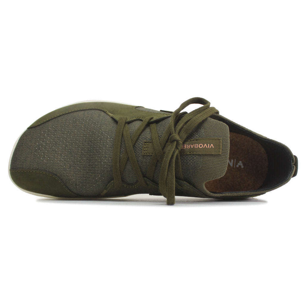 Vivobarefoot Primus Asana II Textile Nubuck Mens Trainers#color_olive