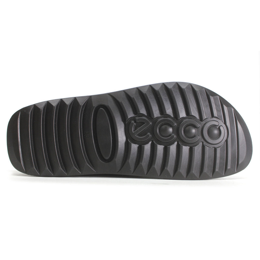 Ecco Cozmo 500944 Leather Mens Sandals#color_black