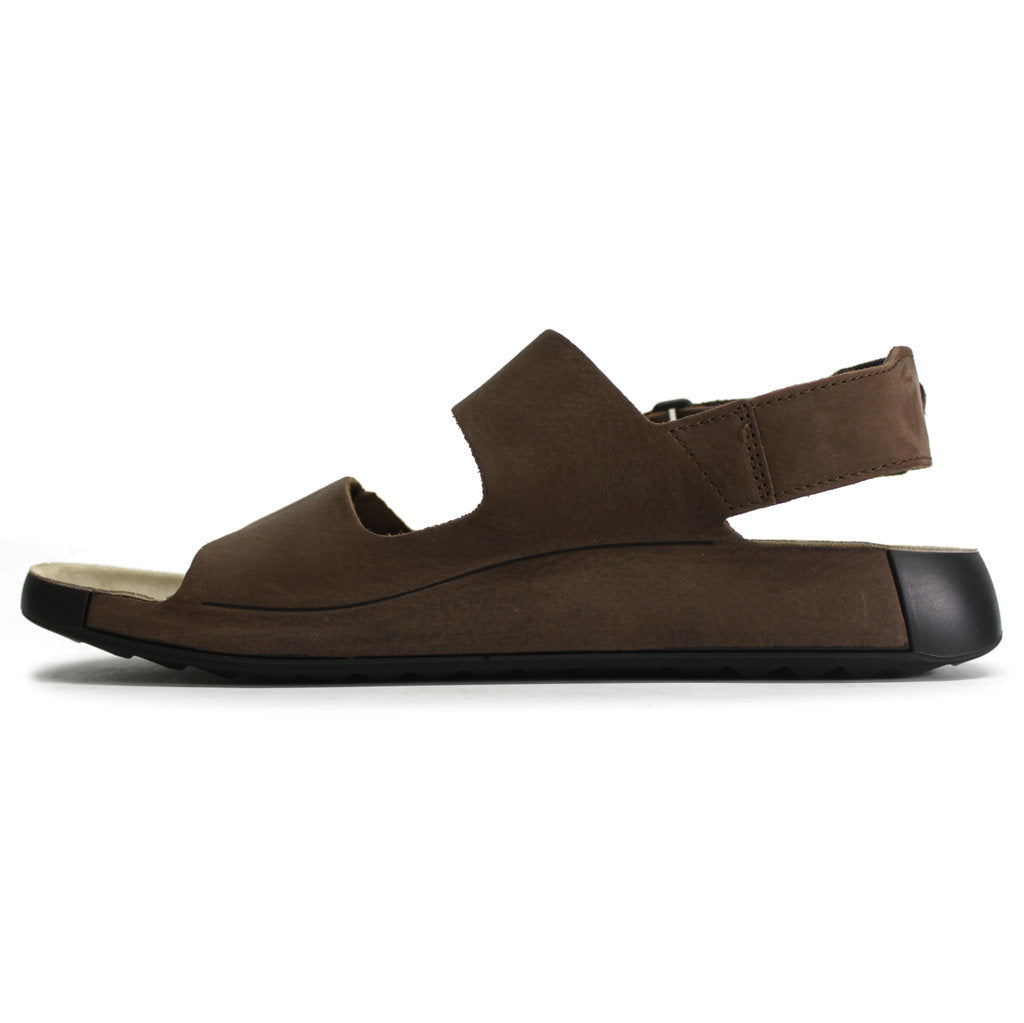 Ecco Cozmo 500944 Leather Mens Sandals#color_cocoa brown