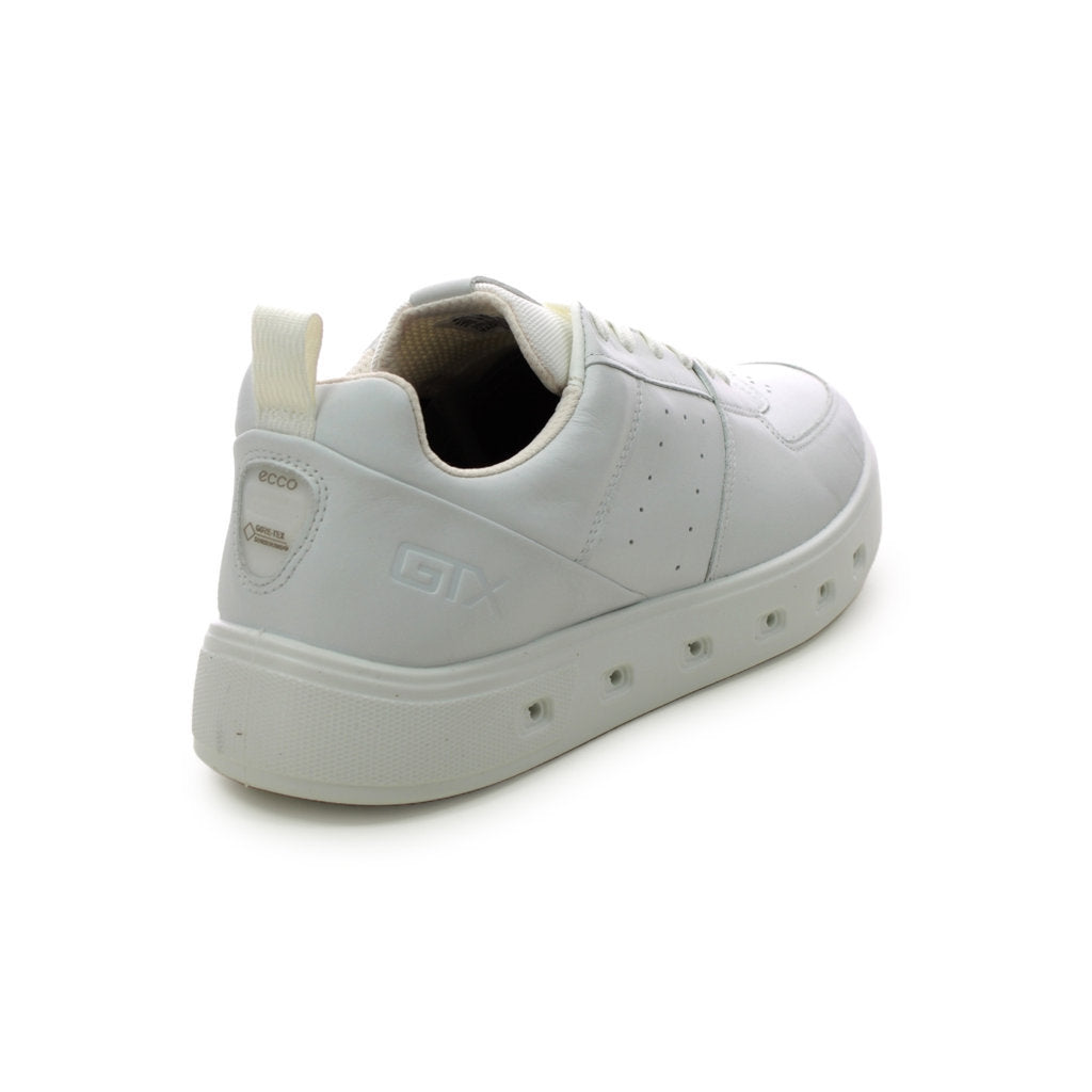 Ecco Street 720 Full Grain Leather Mens Trainers#color_white